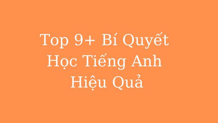 Cách học tiếng anh