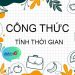 Công thức tính thời gian