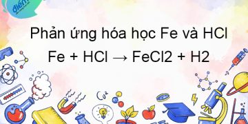 Phương trình hóa học Fe + HCl