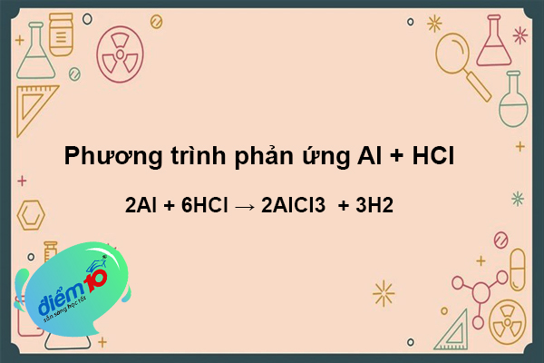 Phương trình phản ứng Al + HCl