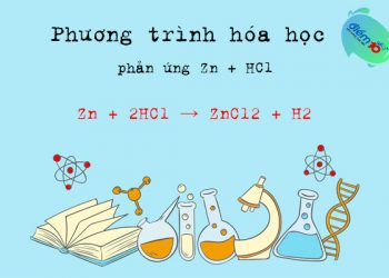 Phương trình hóa học phản ứng Zn + HCl