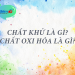 Chất khử và chất oxi hóa