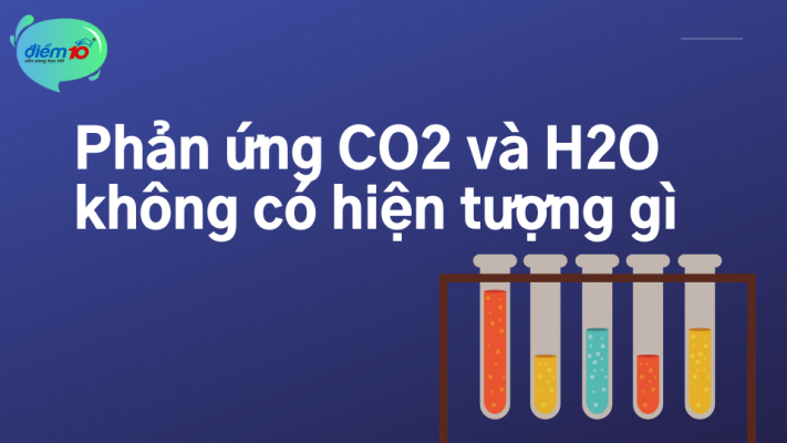 Phản ứng CO2 H2O không có hiện tượng gì đặc biệt