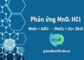 Phương trình hóa học MnO2 + HCl