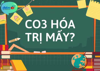 CO3 hóa trị mấy?