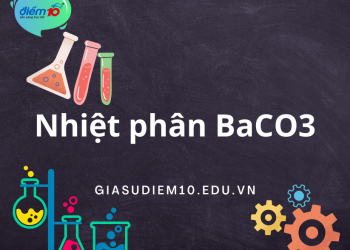Nhiệt phân BaCO3