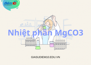 Nhiệt phân MgCO3