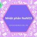 Phản ứng nhiệt phân NaNO3
