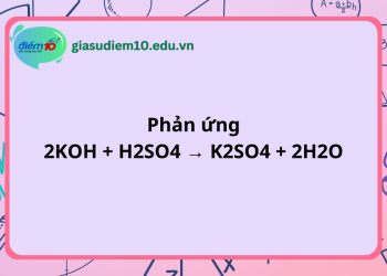 Phản ứng KOH + H2SO4