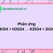 Phản ứng KOH + H2SO4