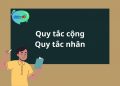 Quy tắc cộng, quy tắc nhân