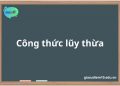 Công thức lũy thừa