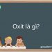 Oxit là gì?