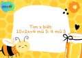 10+2x=4 mũ 5: 4 mũ 3