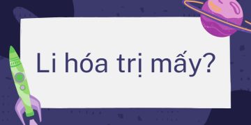 Li hóa trị mấy?