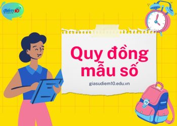 Quy đồng mẫu số