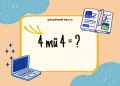 4 mũ 4 bằng mấy?